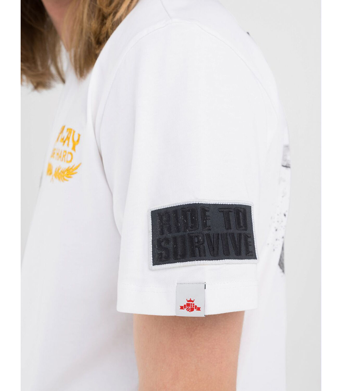 ヘビーピュアコットンジャージーモトクロスTシャツ｜REPLAY